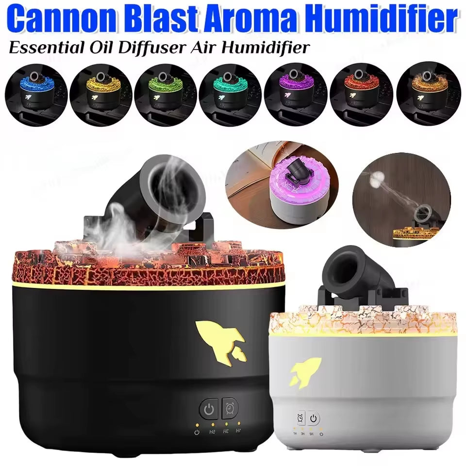 Cannon Blast Aroma Humidifier Essential Oil Diffuser