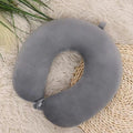 Simple Plush U-Shaped Pillow Driving Travel Neck Pillow Nap Pillow Comfortable to Relieve Fatigue