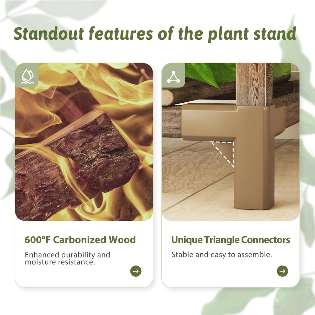 Plant Stand with Grow Lights Large Plant Shelf Indoor Hanging Plants