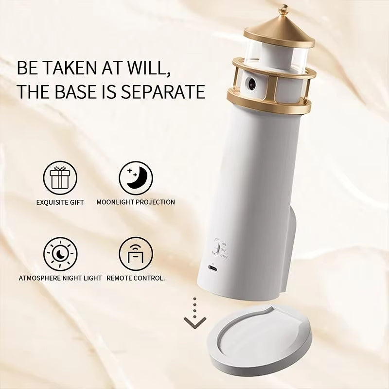 Moon Projection Lighthouse Night Lights 