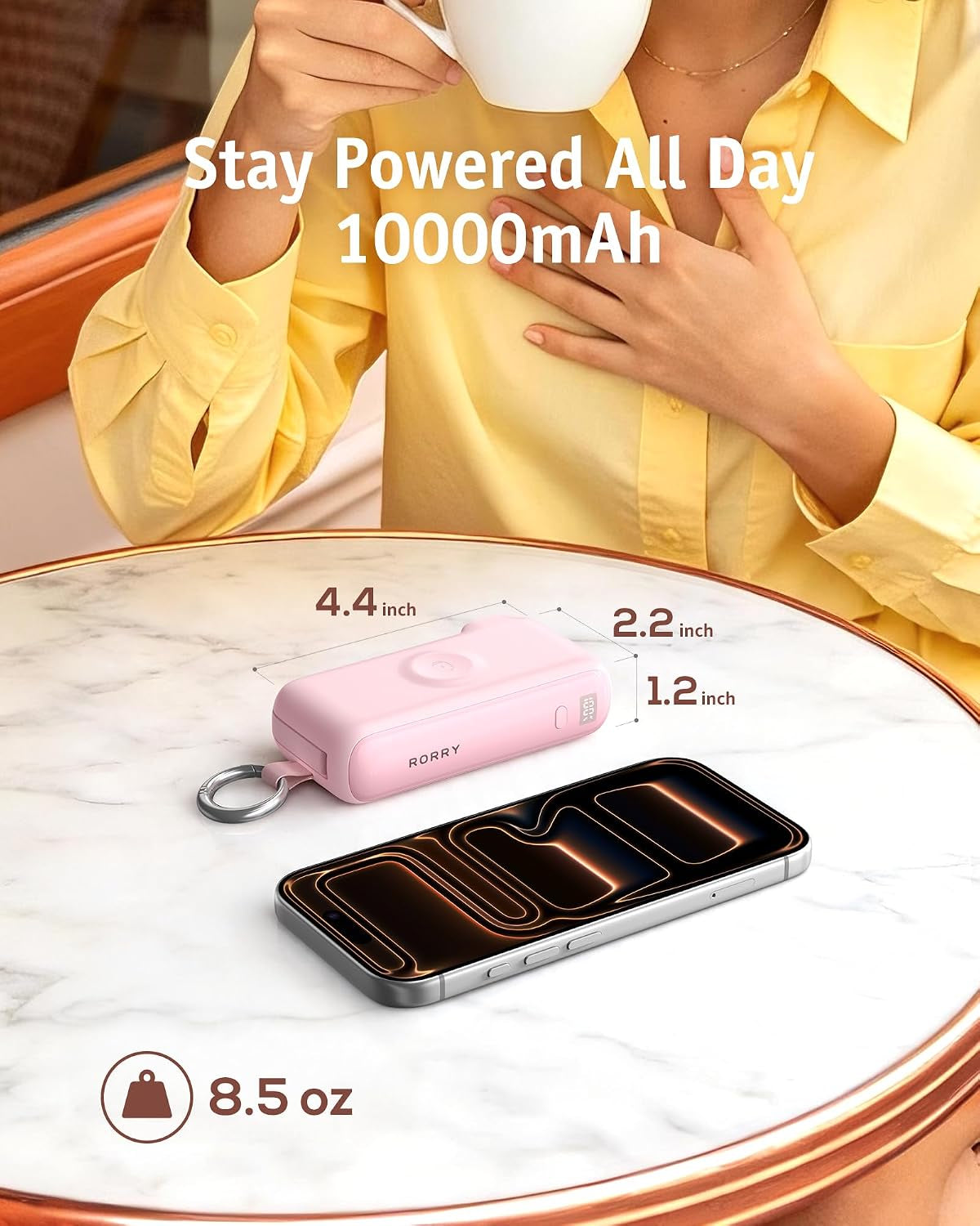 Flow Portable Charger 10000Mah 40W Wall Plug Power Bank Battery Pack