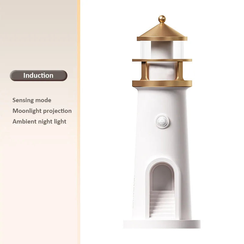 Moon Projection Lighthouse Night Lights 