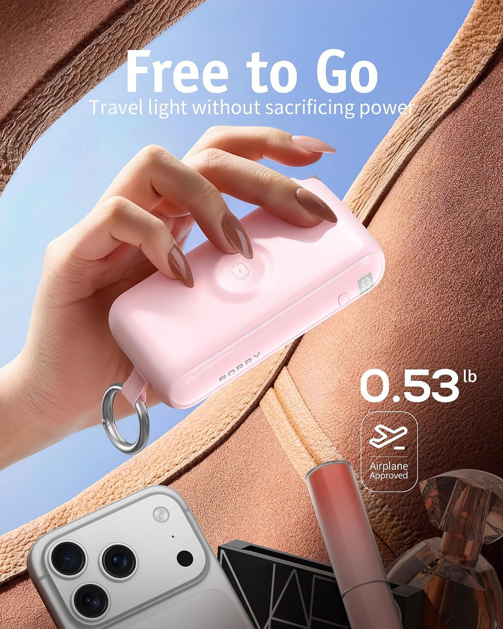 Flow Portable Charger 10000Mah 40W Wall Plug Power Bank Battery Pack