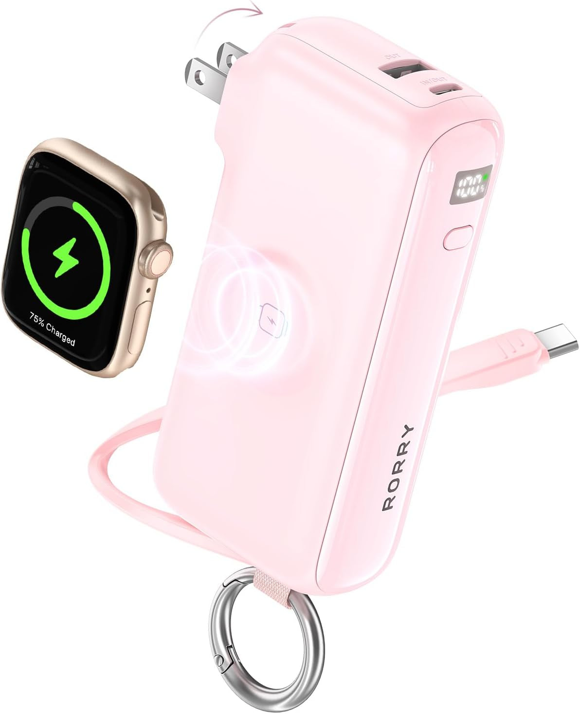 Flow Portable Charger 10000Mah 40W Wall Plug Power Bank Battery Pack