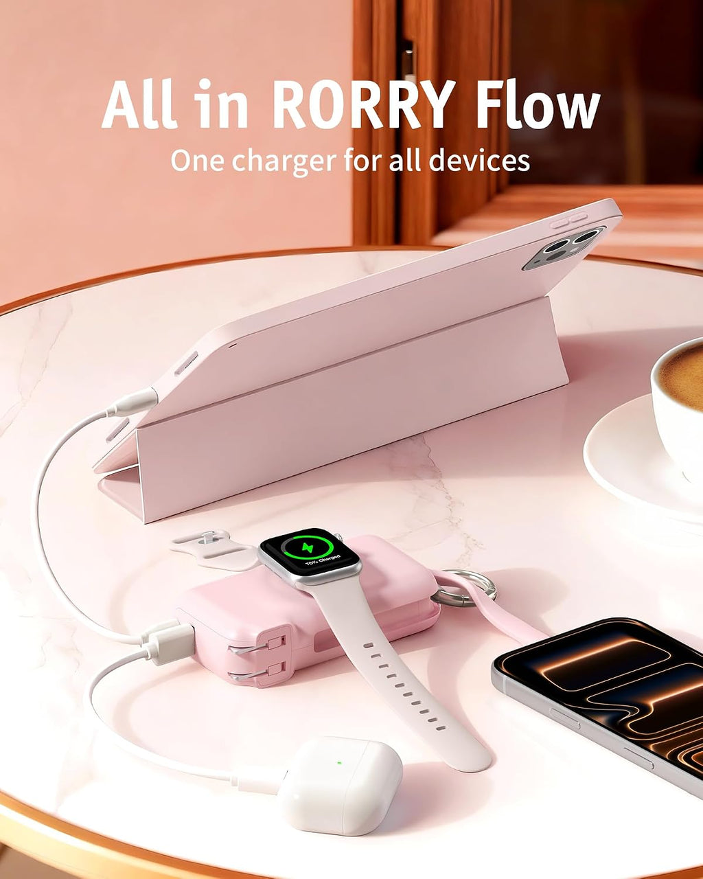 Flow Portable Charger 10000Mah 40W Wall Plug Power Bank Battery Pack