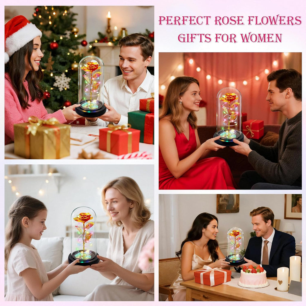 Christmas Rose Gifts for Women,Birthday 